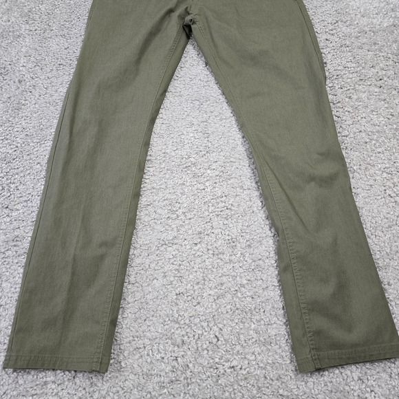 Oakley Pants Men 34x32 Green Slim Fit Straight Leg Cotton Skate Outdoor Causal - Picture 2 of 11